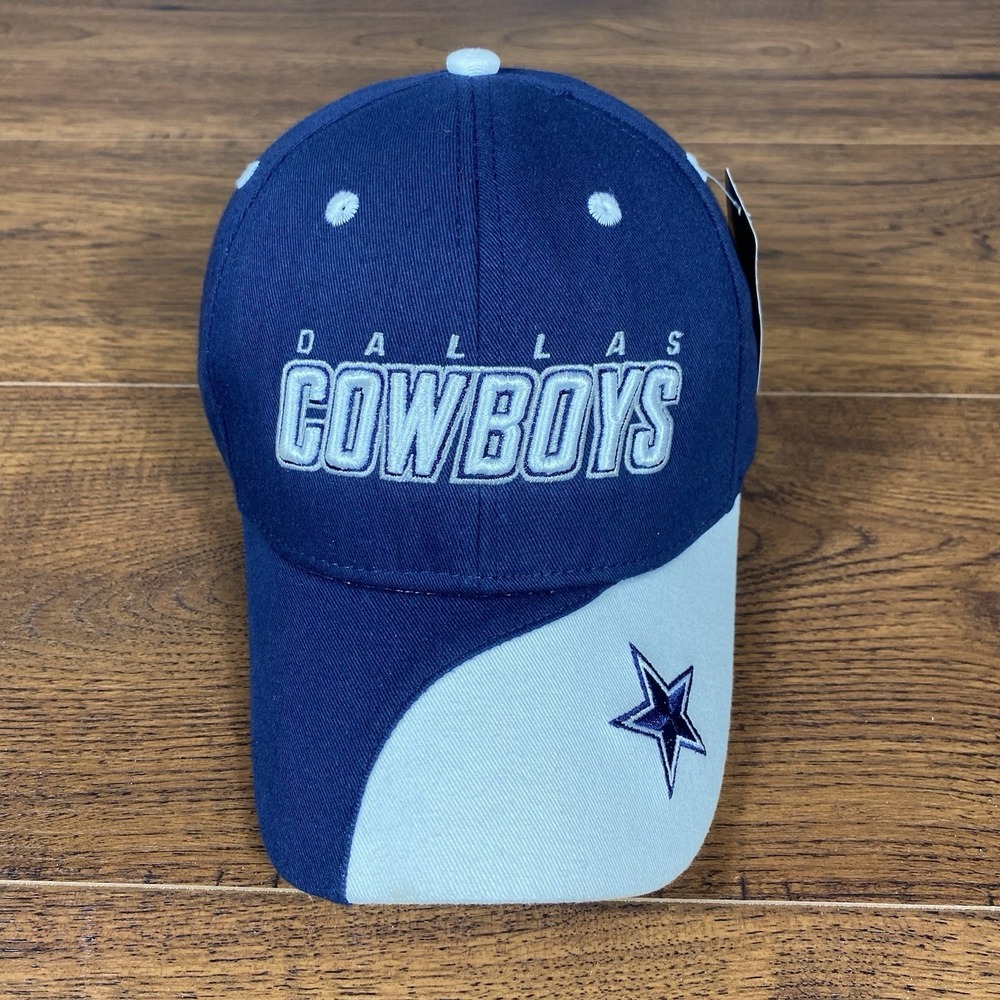 Vintage Dallas Cowboys Reebok NFL Hat Navy Blue White Strapback NWT Cap